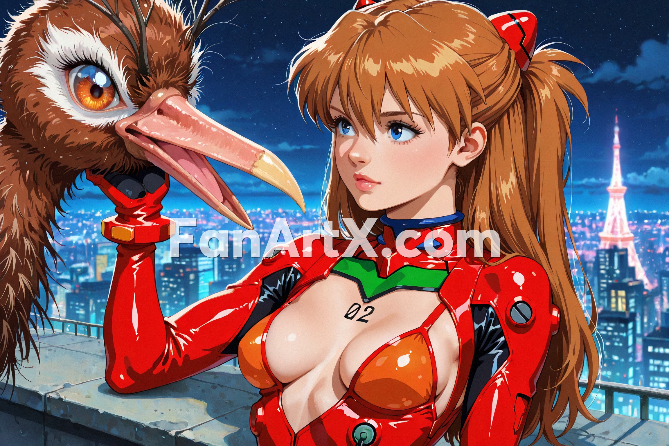 Asuka Langley Soryu fanart - Neon Genesis Evangelion Character 1515071